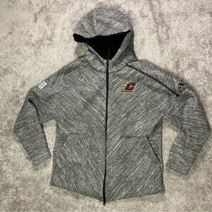 CMU Central Michigan Miami Bowl Adidas Gray Warmup Zip Up Sweatshirt